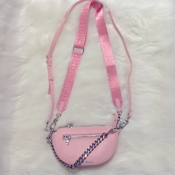 Steve Madden Cobraa Pink Crossbody New Excellent Condition - Picture 7 of 16